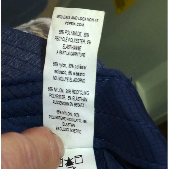 Patagonia Spellout Logo Netplus Blue Adjustable Snapback Hat - Picture 10 of 10